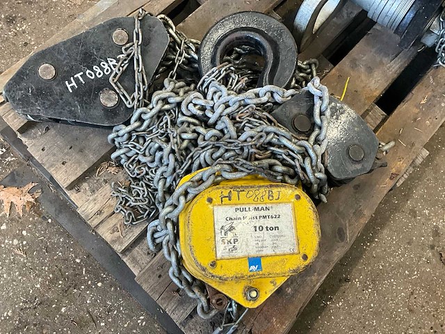 Pull-man - - pmt622 - kettingtakel 10ton - afbeelding 5 van  12