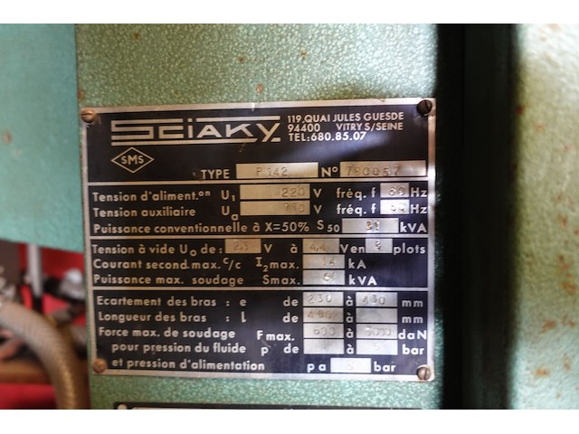 Puntlasmachine sciaky - afbeelding 5 van  10