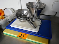 Puréezeef + snijborden