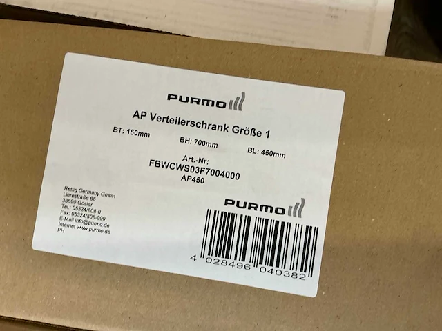 Purmo ap450 inbouwkast voor collectoren (2x) - afbeelding 5 van  5