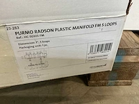 Purmo radson hc-50305-fm vloerverwarming verdeler (5 circuits) (4x) - afbeelding 4 van  4