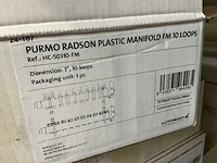 Purmo radson hc-50310-fm vloerverwarming verdeler (10 circuits) (2x) - afbeelding 4 van  5