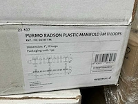Purmo radson hc-50311-fm vloerverwarming verdeler (11 circuits) (2x) - afbeelding 2 van  4