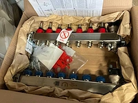 Purmo radson rvs vloerverwarming verdeler (7 circuits)