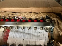 Purmo radson rvs vloerverwarming verdeler (9 circuits) - afbeelding 3 van  5