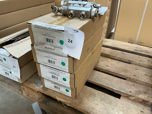 Purmo rvs vloerverwarming verdeler (2 circuits) (5x) - afbeelding 5 van  5