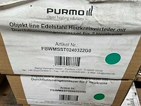 Purmo rvs vloerverwarming verdeler (2 circuits) (5x) - afbeelding 3 van  5
