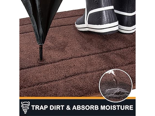 Purrugs vuilmat 60x90cm bruin - afbeelding 3 van  3