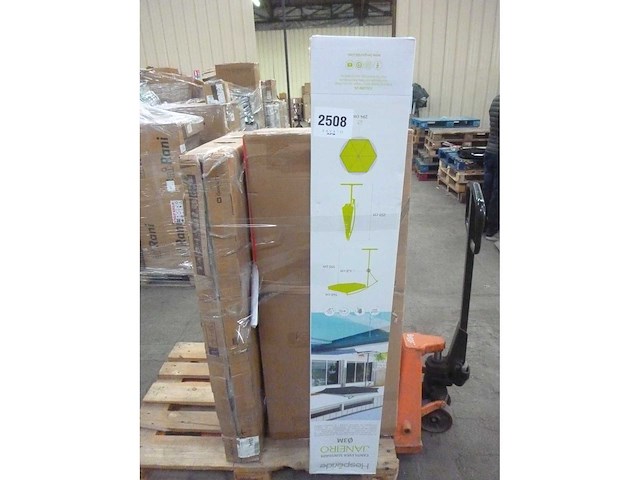 Push-ip system wandgemonteerde parasol ø 3 m grijs janeiro - hesperide - afbeelding 3 van  11