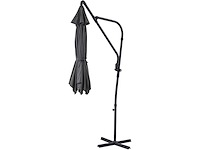 Push-ip system wandgemonteerde parasol ø 3 m grijs janeiro - hesperide - afbeelding 4 van  10