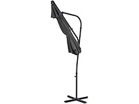 Push-ip system wandgemonteerde parasol ø 3 m grijs janeiro - hesperide - afbeelding 4 van  6