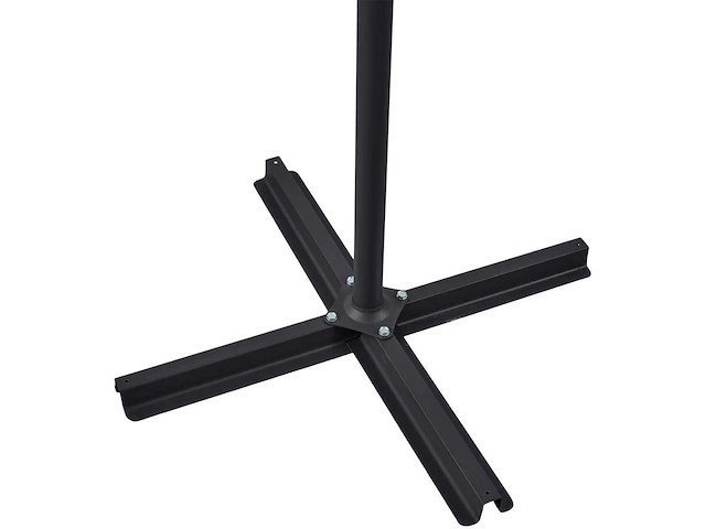 Push-ip system wandgemonteerde parasol ø 3 m grijs janeiro - hesperide - afbeelding 5 van  6