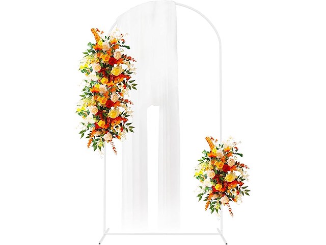 Putros metalen boog achtergrond stand - afbeelding 1 van  3