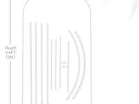 Putros metalen boog achtergrond stand - afbeelding 2 van  3