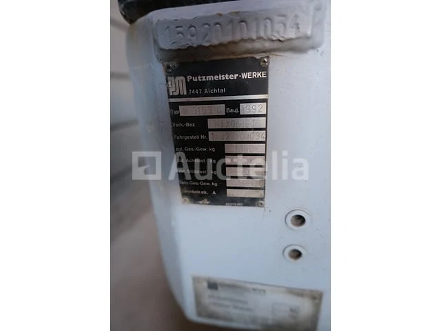 Putzmeister mixokret m3153 clevis pomp (vin:15920101034) - afbeelding 7 van  19