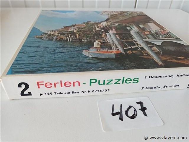 Puzzel italië. 2 stuks - afbeelding 2 van  3
