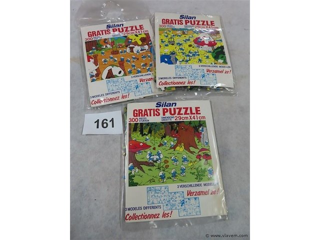 Puzzels silan de smurfen - afbeelding 1 van  3