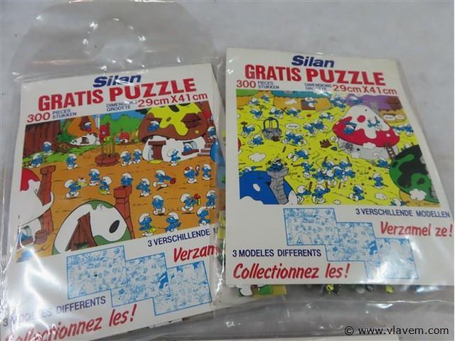 Puzzels silan de smurfen - afbeelding 2 van  3