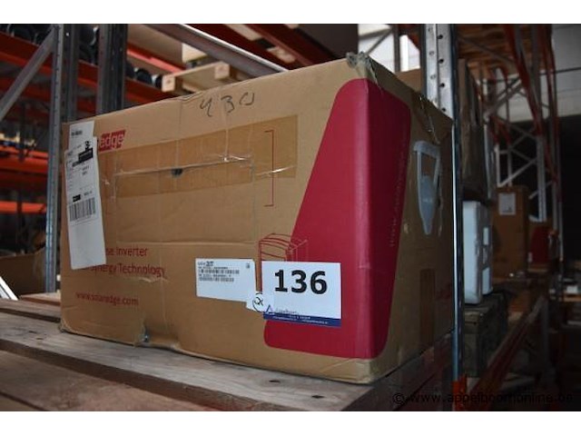 Pv omvormer, solaredge, rse10k - rwh01bnm4, werking niet gekend - afbeelding 1 van  2