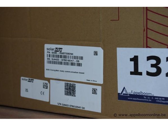 Pv-omvormer, solaredge, se8k-rw0teben4, werking niet gekend - afbeelding 2 van  2