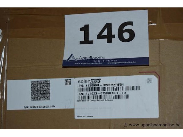 Pv, solaredge, se3000h - rwbmn/3f54, werking niet gekend - afbeelding 2 van  2