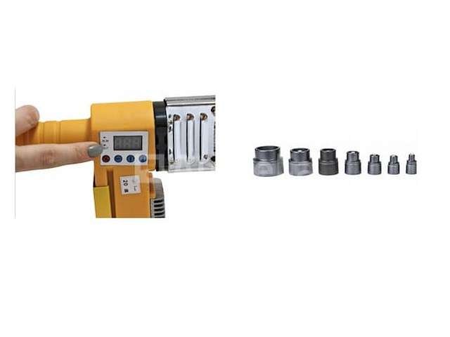 Pvc- en pp-pijplasmachine met kraft&dele lcd-display - afbeelding 3 van  4