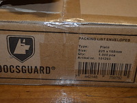 Pvc bak met platte schroevendraaiers, doos met 100 paklijstenenveloppen, 2-delige pvc vakken kist keter gevuld met moeren en bouten - afbeelding 10 van  10