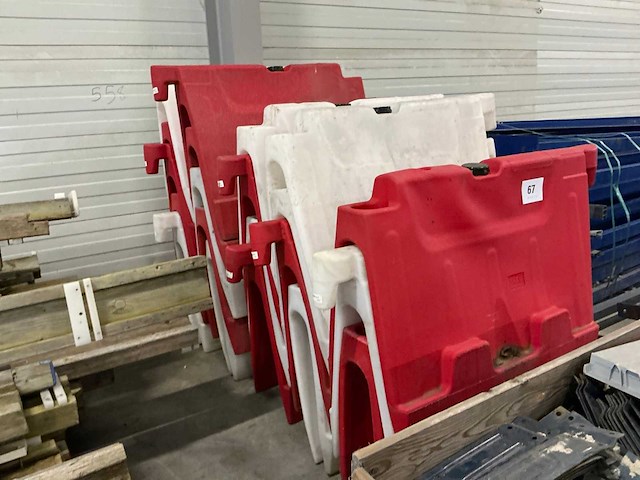 Pvc barrières (20x) - afbeelding 2 van  4