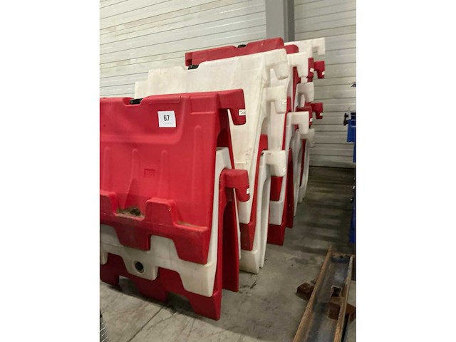 Pvc barrières (20x) - afbeelding 4 van  4
