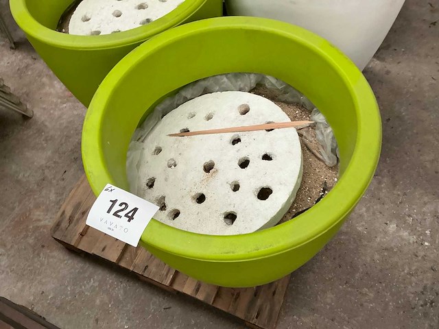 Pvc bloempot (6x) - afbeelding 3 van  5