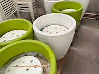 Pvc bloempot (6x) - afbeelding 4 van  5