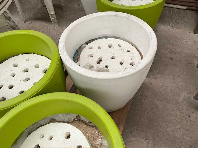 Pvc bloempot (6x) - afbeelding 5 van  5