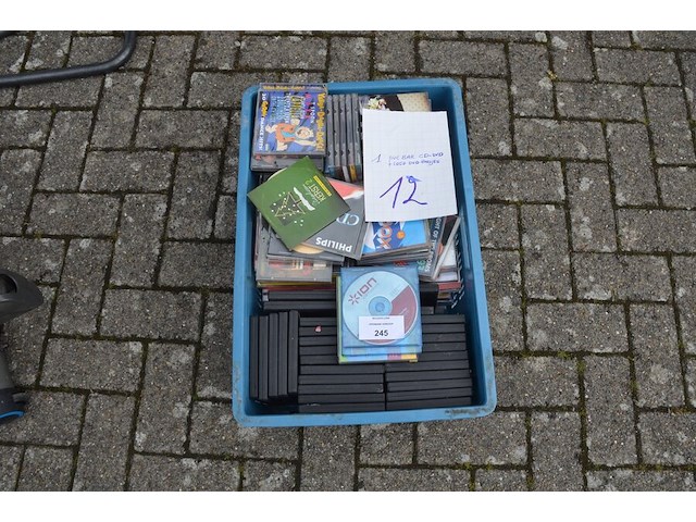 Pvc box cd/dvd, lege dvd hoesjes - afbeelding 2 van  5