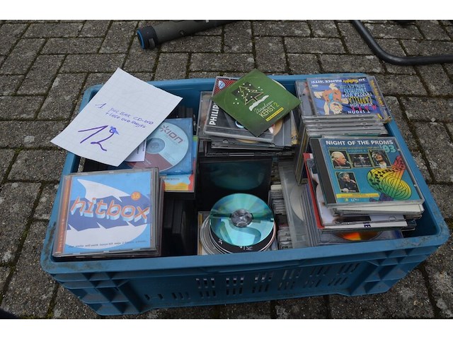 Pvc box cd/dvd, lege dvd hoesjes - afbeelding 3 van  5