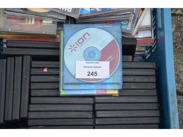 Pvc box cd/dvd, lege dvd hoesjes - afbeelding 5 van  5