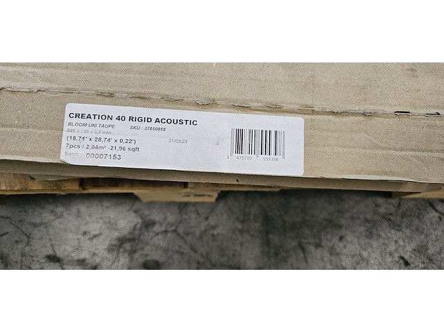 Pvc click geïntegreerd ondervloer 12m² - afbeelding 5 van  5