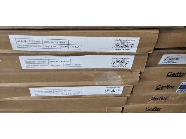 Pvc click geïntegreerd ondervloer 25m² - afbeelding 5 van  5