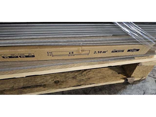 Pvc click geïntegreerd ondervloer 30m² - afbeelding 8 van  8