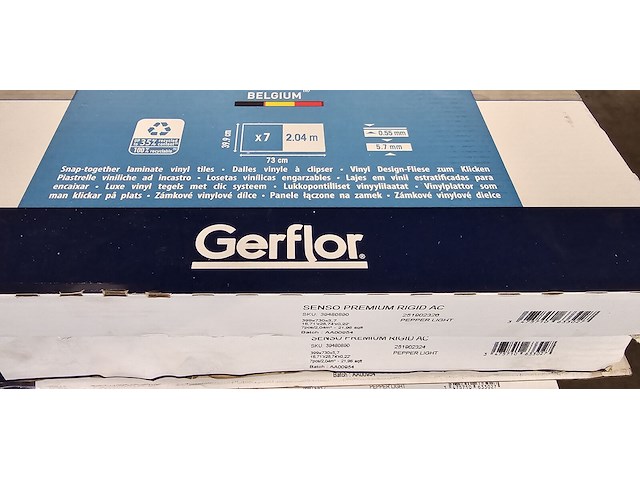 Pvc click geïntegreerd ondervloer 36m² - afbeelding 5 van  5