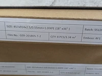 Pvc dryback geïntegreerde ondervloer 153m² - afbeelding 2 van  3