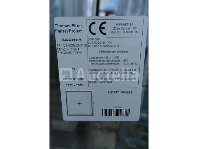 Pvc-frame + deur - afbeelding 4 van  10
