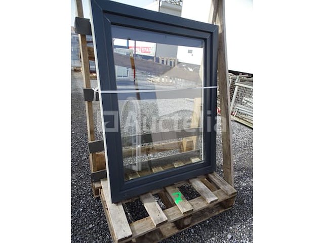 Pvc frame ob antracietgrijs / wit - afbeelding 1 van  3