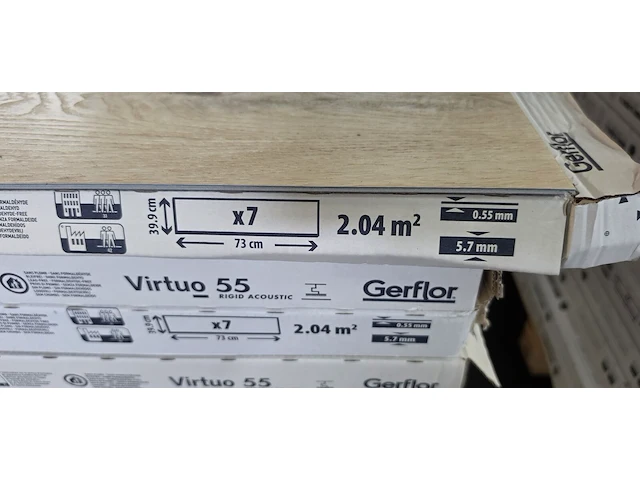 Pvc geïntegreerde ondervloer 16m² - afbeelding 2 van  2