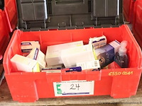 Pvc gereedschapskoffer facom inhoudende ehbo matreriaal