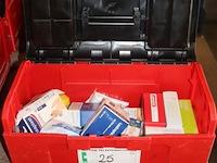 Pvc gereedschapskoffer facom inhoudende ehbo matreriaal