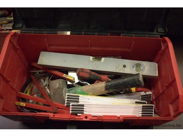 Pvc gereedschapskoffer facom met inhoud - afbeelding 2 van  2