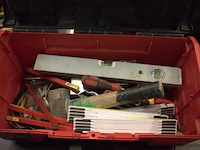 Pvc gereedschapskoffer facom met inhoud - afbeelding 2 van  2
