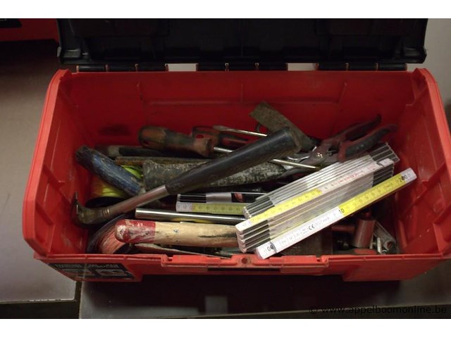 Pvc gereedschapskoffer facom met inhoud - afbeelding 2 van  2