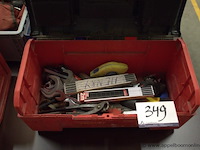 Pvc gereedschapskoffer facom met inhoud - afbeelding 1 van  2