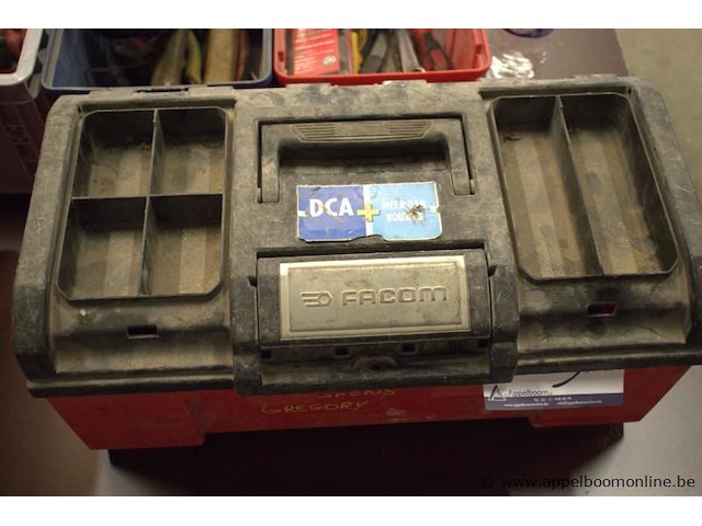 Pvc gereedschapskoffer facom met inhoud - afbeelding 2 van  2
